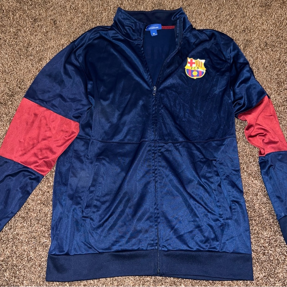 FC Barcelona Navy and Red Jacket
